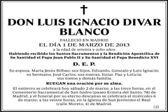 Luis Ignacio Divar Blanco